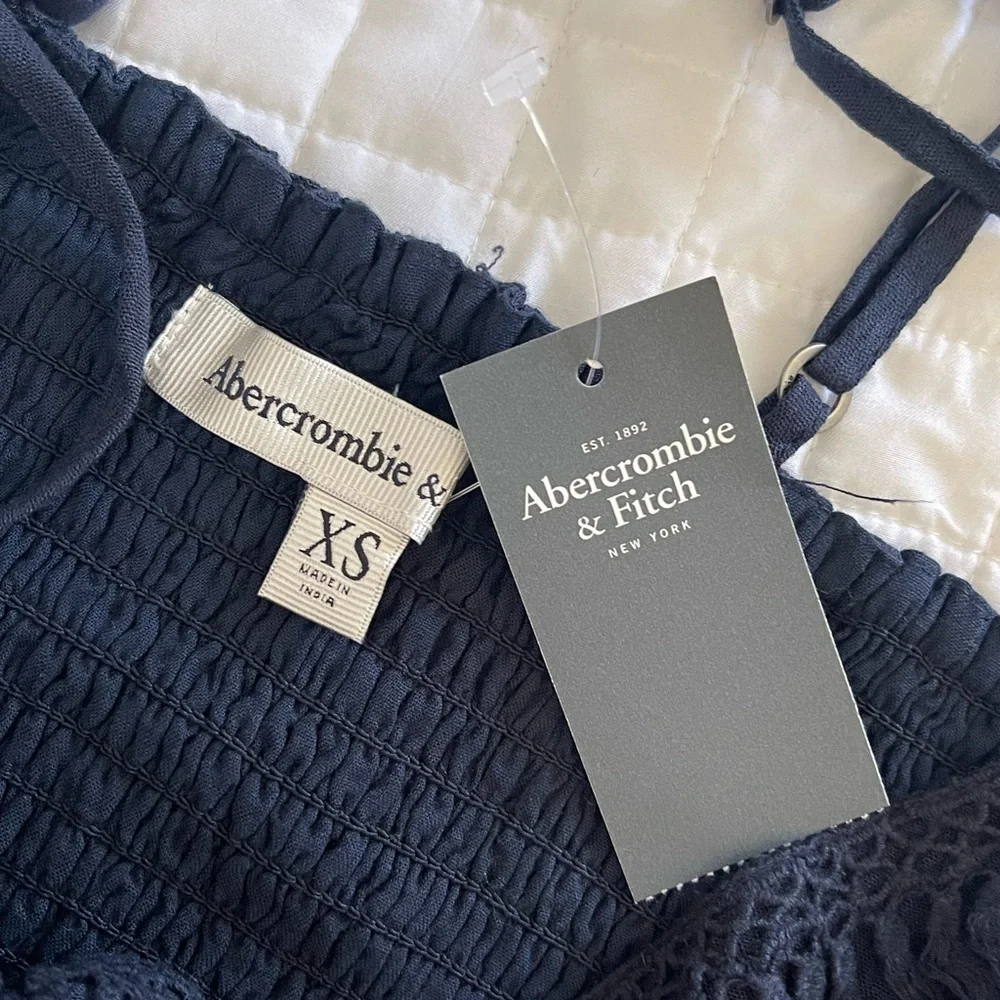 Abercrombie & Fitch Navy Blue Maxi Dress size XS